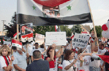 مهرجان تضامني حاشد مع سوريا في ديربورن