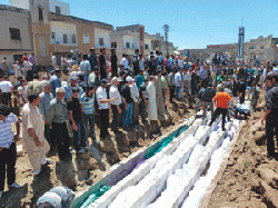 ثبات موقفي موسكو وبكين يكبح الهجمة الغربية على دمشق بذريعة “مجزرة الحولة”: لا حرب على سوريا