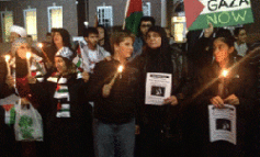 إعتصام حاشد أمام بلدية ديربورن تضامناً مع الشعب الفلسطيني بعد ساعات من إعلان هدنة فـي غزة 