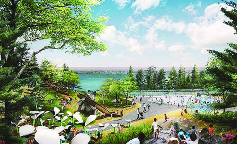 ٥٠ مليون دولار لبناء منتزه ضخم على واجهة ديترويت النهرية