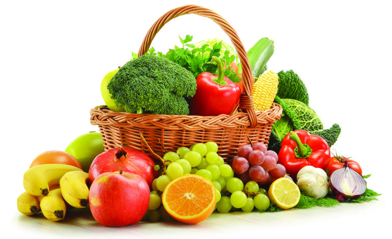 عليكم بالخضروات والفواكه كل يوم