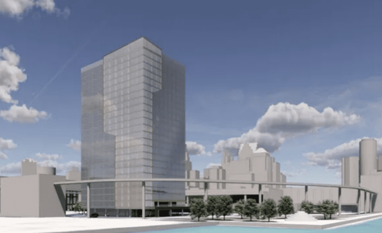 مشروع لبناء برج سكني جديد على واجهة ديترويت النهرية