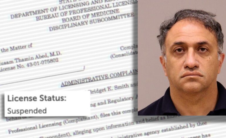 إدانة طبيب عربي أميركي بمزاولة المهنة رغم تعليق رخصته