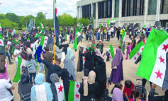 تظاهرة احتفالية ومهرجان خطابي في ديربورن لشكر الرئيس ترامب وقادة الدول الذين ساهموا في رفع العقوبات الأميركية عن سوريا