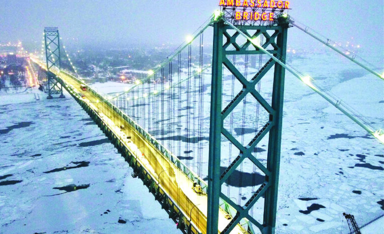 مستبقاً المنافسة .. جسر أمباسادور  يرفع رسوم العبور بين ديترويت وكندا