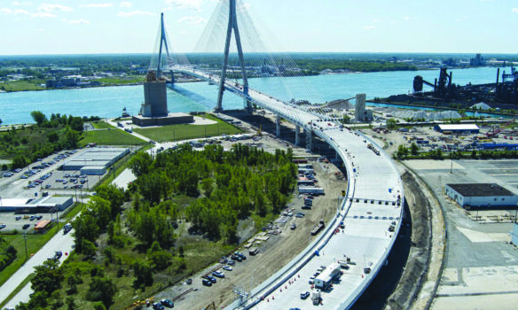 رهن المفاوضات التجارية مع كندا .. ترامب يهدّد بمنع افتتاح الجسر الدولي الجديد في ديترويت